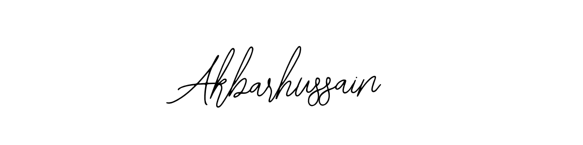 The best way (Bearetta-2O07w) to make a short signature is to pick only two or three words in your name. The name Akbarhussain include a total of six letters. For converting this name. Akbarhussain signature style 12 images and pictures png