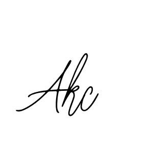if you are searching for the best signature style for your name Akc. so please give up your signature search. here we have designed multiple signature styles  using Bearetta-2O07w. Akc signature style 12 images and pictures png