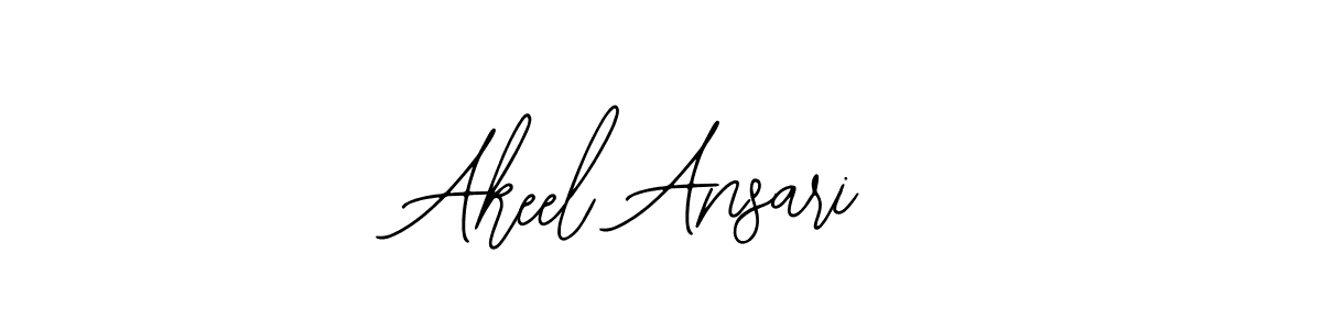 Also You can easily find your signature by using the search form. We will create Akeel Ansari name handwritten signature images for you free of cost using Bearetta-2O07w sign style. Akeel Ansari signature style 12 images and pictures png