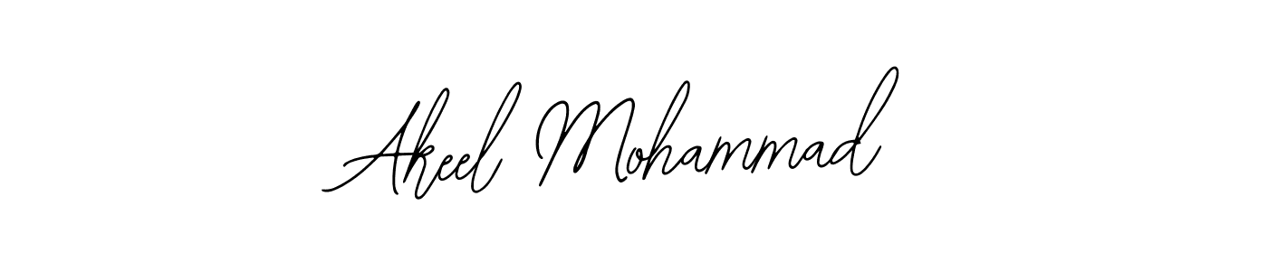 You should practise on your own different ways (Bearetta-2O07w) to write your name (Akeel Mohammad) in signature. don't let someone else do it for you. Akeel Mohammad signature style 12 images and pictures png