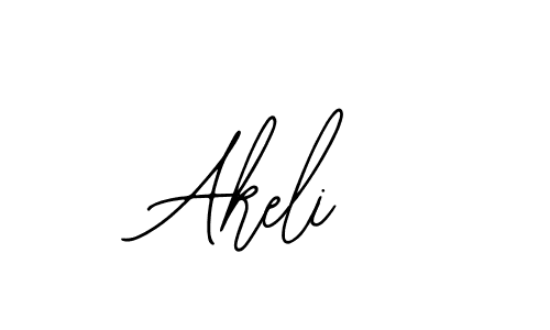 How to make Akeli signature? Bearetta-2O07w is a professional autograph style. Create handwritten signature for Akeli name. Akeli signature style 12 images and pictures png