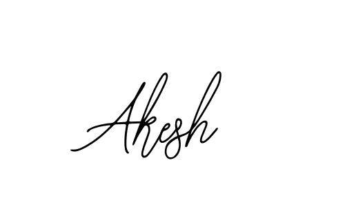 Make a beautiful signature design for name Akesh. With this signature (Bearetta-2O07w) style, you can create a handwritten signature for free. Akesh signature style 12 images and pictures png