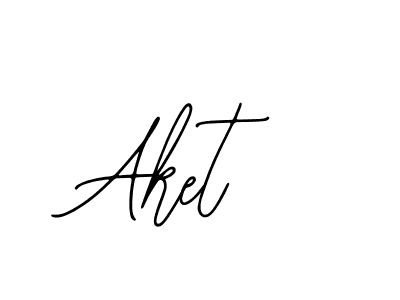 Design your own signature with our free online signature maker. With this signature software, you can create a handwritten (Bearetta-2O07w) signature for name Aket. Aket signature style 12 images and pictures png