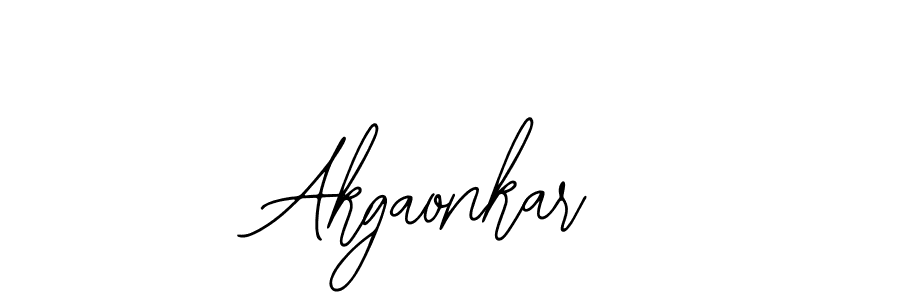 Make a beautiful signature design for name Akgaonkar. With this signature (Bearetta-2O07w) style, you can create a handwritten signature for free. Akgaonkar signature style 12 images and pictures png