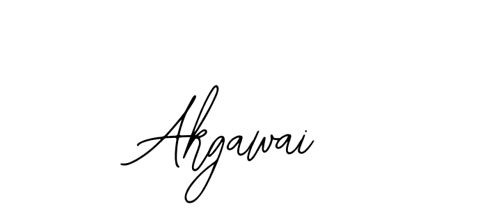 You should practise on your own different ways (Bearetta-2O07w) to write your name (Akgawai) in signature. don't let someone else do it for you. Akgawai signature style 12 images and pictures png