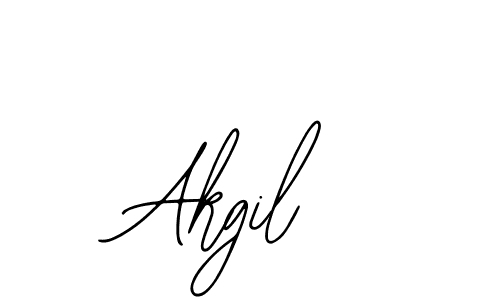 The best way (Bearetta-2O07w) to make a short signature is to pick only two or three words in your name. The name Akgil include a total of six letters. For converting this name. Akgil signature style 12 images and pictures png