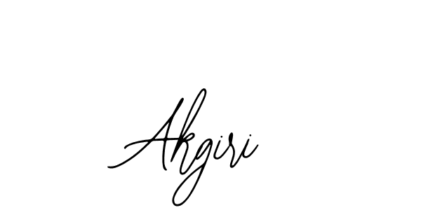 You should practise on your own different ways (Bearetta-2O07w) to write your name (Akgiri) in signature. don't let someone else do it for you. Akgiri signature style 12 images and pictures png