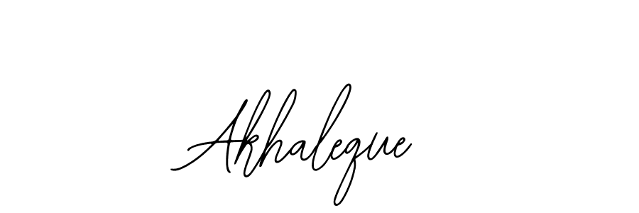 The best way (Bearetta-2O07w) to make a short signature is to pick only two or three words in your name. The name Akhaleque include a total of six letters. For converting this name. Akhaleque signature style 12 images and pictures png