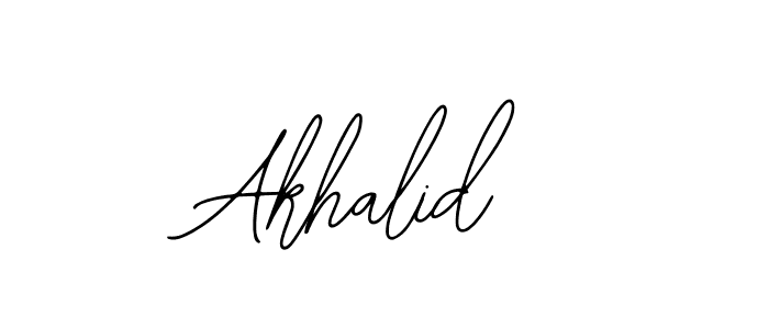 Best and Professional Signature Style for Akhalid. Bearetta-2O07w Best Signature Style Collection. Akhalid signature style 12 images and pictures png