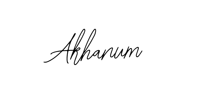 How to make Akhanum signature? Bearetta-2O07w is a professional autograph style. Create handwritten signature for Akhanum name. Akhanum signature style 12 images and pictures png