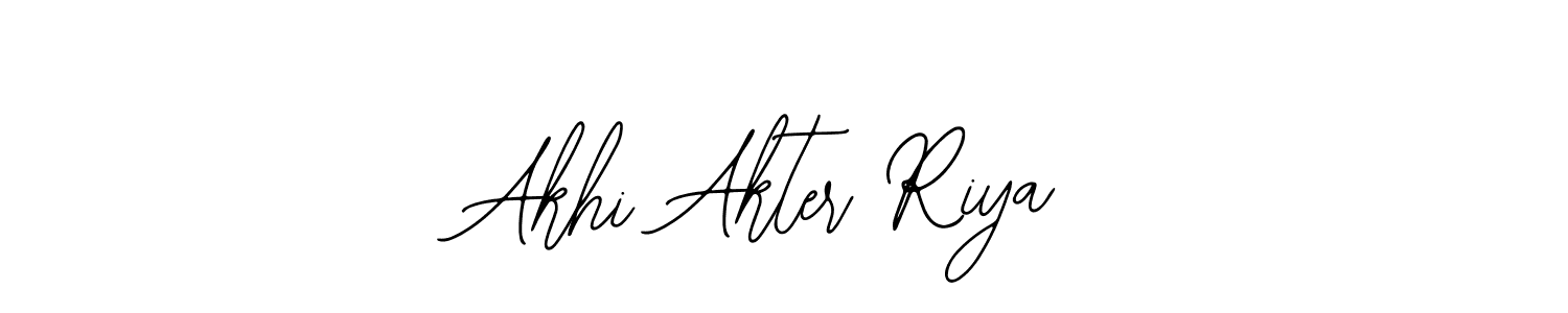 Make a beautiful signature design for name Akhi Akter Riya. With this signature (Bearetta-2O07w) style, you can create a handwritten signature for free. Akhi Akter Riya signature style 12 images and pictures png