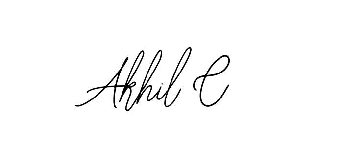 Make a beautiful signature design for name Akhil C. With this signature (Bearetta-2O07w) style, you can create a handwritten signature for free. Akhil C signature style 12 images and pictures png