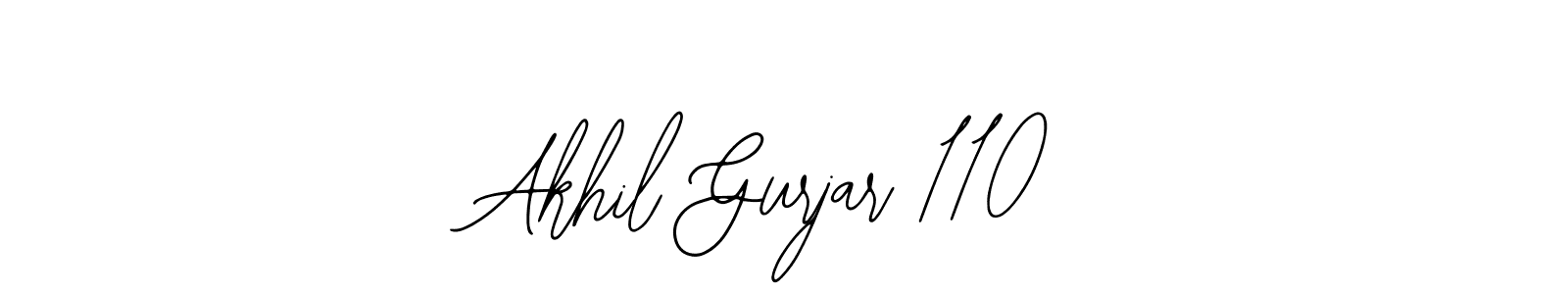 Make a beautiful signature design for name Akhil Gurjar 110. With this signature (Bearetta-2O07w) style, you can create a handwritten signature for free. Akhil Gurjar 110 signature style 12 images and pictures png