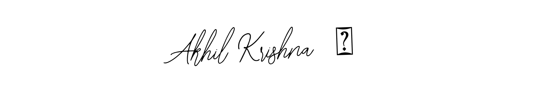 Make a beautiful signature design for name Akhil Krishna  ༗. Use this online signature maker to create a handwritten signature for free. Akhil Krishna  ༗ signature style 12 images and pictures png