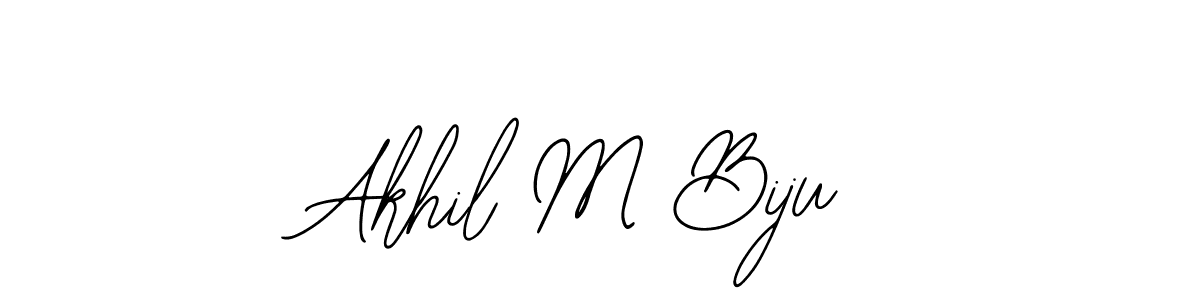 How to make Akhil M Biju signature? Bearetta-2O07w is a professional autograph style. Create handwritten signature for Akhil M Biju name. Akhil M Biju signature style 12 images and pictures png