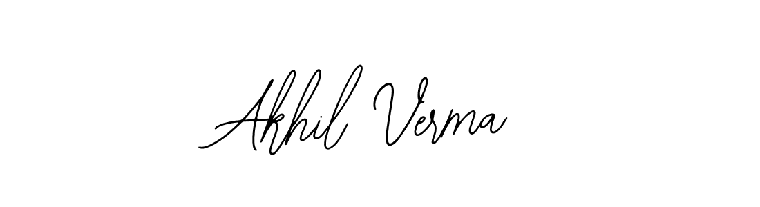 Similarly Bearetta-2O07w is the best handwritten signature design. Signature creator online .You can use it as an online autograph creator for name Akhil Verma. Akhil Verma signature style 12 images and pictures png