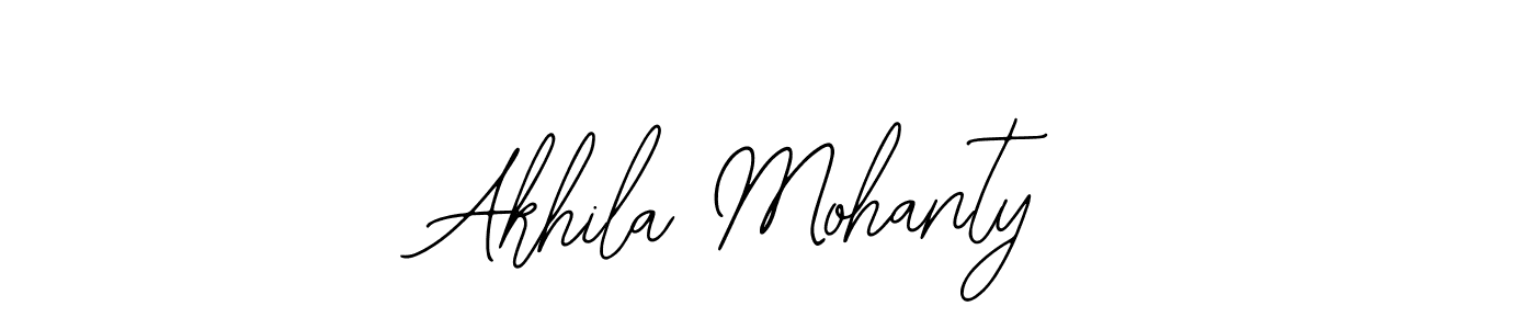 Bearetta-2O07w is a professional signature style that is perfect for those who want to add a touch of class to their signature. It is also a great choice for those who want to make their signature more unique. Get Akhila Mohanty name to fancy signature for free. Akhila Mohanty signature style 12 images and pictures png