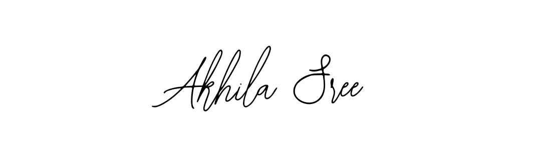 Akhila Sree stylish signature style. Best Handwritten Sign (Bearetta-2O07w) for my name. Handwritten Signature Collection Ideas for my name Akhila Sree. Akhila Sree signature style 12 images and pictures png