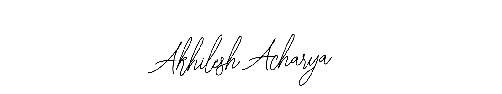 How to make Akhilesh Acharya signature? Bearetta-2O07w is a professional autograph style. Create handwritten signature for Akhilesh Acharya name. Akhilesh Acharya signature style 12 images and pictures png