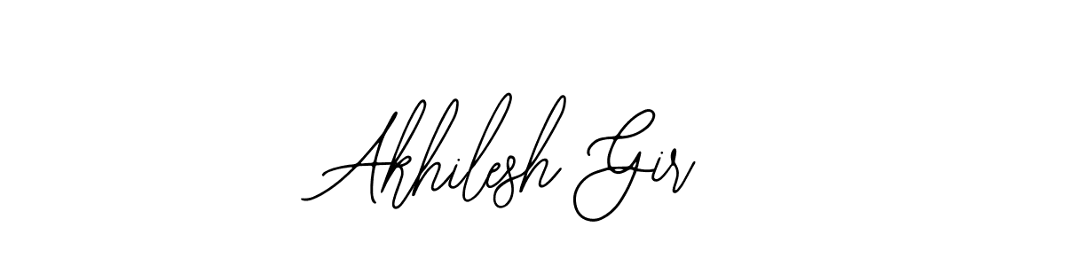 Also we have Akhilesh Gir name is the best signature style. Create professional handwritten signature collection using Bearetta-2O07w autograph style. Akhilesh Gir signature style 12 images and pictures png