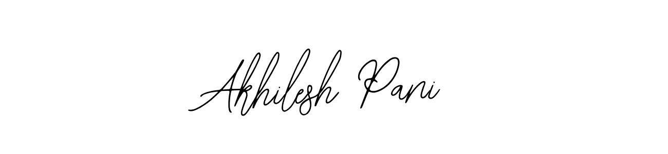 Bearetta-2O07w is a professional signature style that is perfect for those who want to add a touch of class to their signature. It is also a great choice for those who want to make their signature more unique. Get Akhilesh Pani name to fancy signature for free. Akhilesh Pani signature style 12 images and pictures png