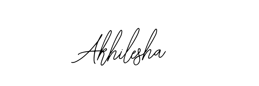 Design your own signature with our free online signature maker. With this signature software, you can create a handwritten (Bearetta-2O07w) signature for name Akhilesha. Akhilesha signature style 12 images and pictures png
