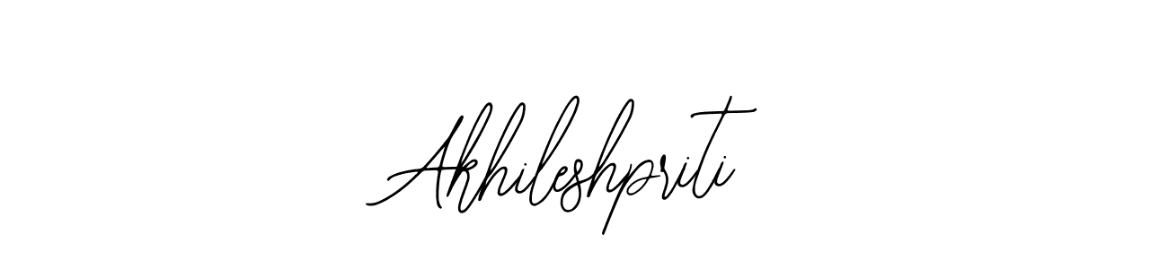 Use a signature maker to create a handwritten signature online. With this signature software, you can design (Bearetta-2O07w) your own signature for name Akhileshpriti. Akhileshpriti signature style 12 images and pictures png