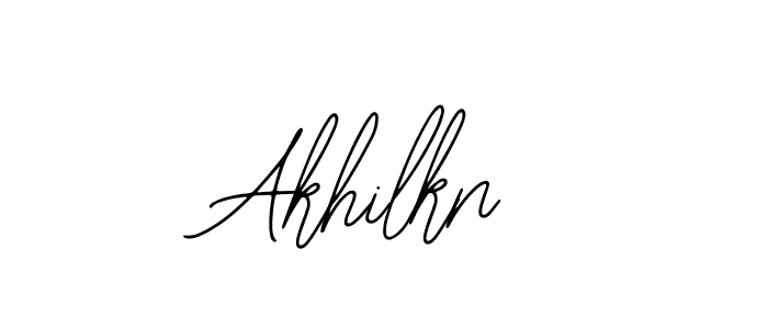 Use a signature maker to create a handwritten signature online. With this signature software, you can design (Bearetta-2O07w) your own signature for name Akhilkn. Akhilkn signature style 12 images and pictures png