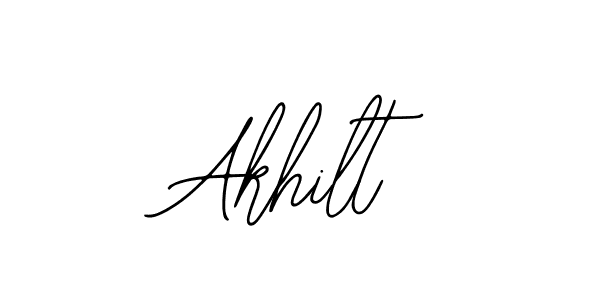 Also we have Akhilt name is the best signature style. Create professional handwritten signature collection using Bearetta-2O07w autograph style. Akhilt signature style 12 images and pictures png