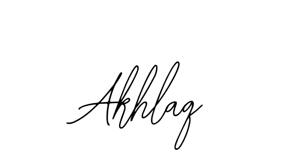 Make a beautiful signature design for name Akhlaq. With this signature (Bearetta-2O07w) style, you can create a handwritten signature for free. Akhlaq signature style 12 images and pictures png