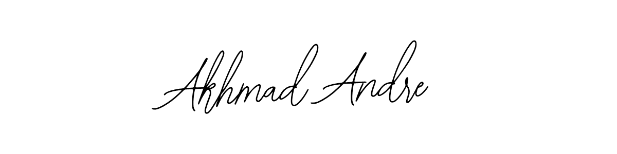 Also You can easily find your signature by using the search form. We will create Akhmad Andre name handwritten signature images for you free of cost using Bearetta-2O07w sign style. Akhmad Andre signature style 12 images and pictures png