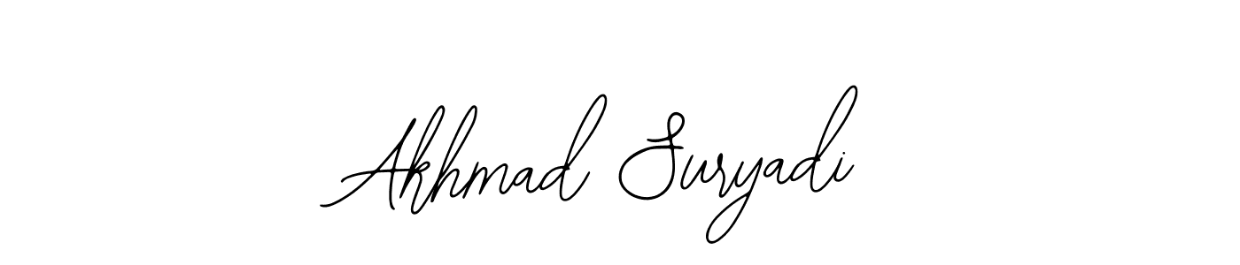 How to make Akhmad Suryadi signature? Bearetta-2O07w is a professional autograph style. Create handwritten signature for Akhmad Suryadi name. Akhmad Suryadi signature style 12 images and pictures png