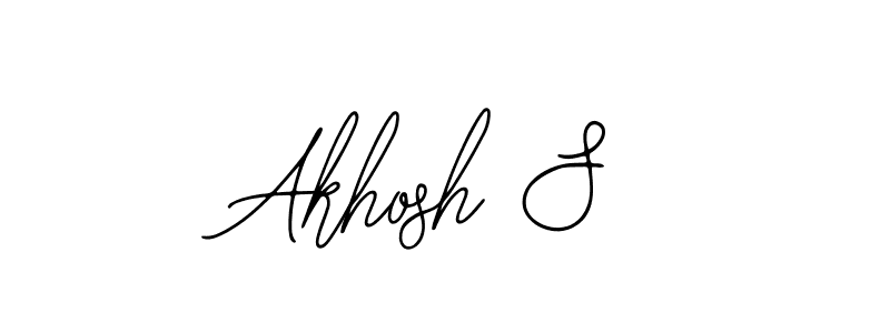 How to make Akhosh S signature? Bearetta-2O07w is a professional autograph style. Create handwritten signature for Akhosh S name. Akhosh S signature style 12 images and pictures png