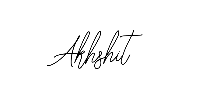 How to make Akhshit signature? Bearetta-2O07w is a professional autograph style. Create handwritten signature for Akhshit name. Akhshit signature style 12 images and pictures png