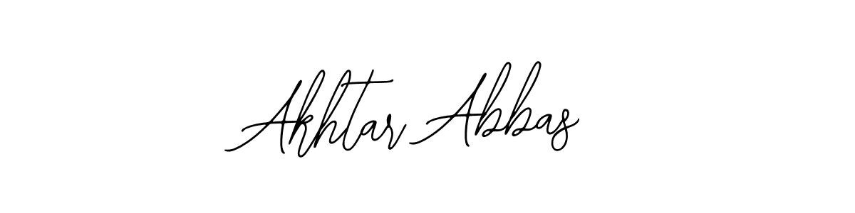 Make a beautiful signature design for name Akhtar Abbas. With this signature (Bearetta-2O07w) style, you can create a handwritten signature for free. Akhtar Abbas signature style 12 images and pictures png