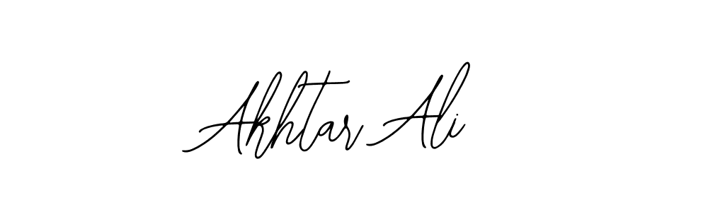 You should practise on your own different ways (Bearetta-2O07w) to write your name (Akhtar Ali) in signature. don't let someone else do it for you. Akhtar Ali signature style 12 images and pictures png