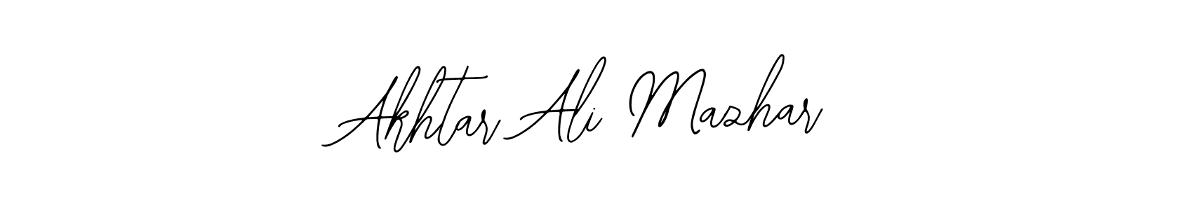 You should practise on your own different ways (Bearetta-2O07w) to write your name (Akhtar Ali Mazhar) in signature. don't let someone else do it for you. Akhtar Ali Mazhar signature style 12 images and pictures png