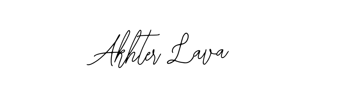 How to make Akhter Lava signature? Bearetta-2O07w is a professional autograph style. Create handwritten signature for Akhter Lava name. Akhter Lava signature style 12 images and pictures png