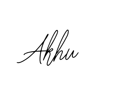 How to make Akhu signature? Bearetta-2O07w is a professional autograph style. Create handwritten signature for Akhu name. Akhu signature style 12 images and pictures png