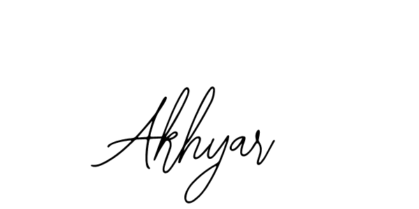 Make a beautiful signature design for name Akhyar. With this signature (Bearetta-2O07w) style, you can create a handwritten signature for free. Akhyar signature style 12 images and pictures png