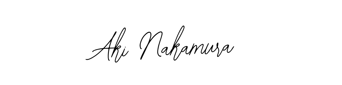 It looks lik you need a new signature style for name Aki Nakamura. Design unique handwritten (Bearetta-2O07w) signature with our free signature maker in just a few clicks. Aki Nakamura signature style 12 images and pictures png