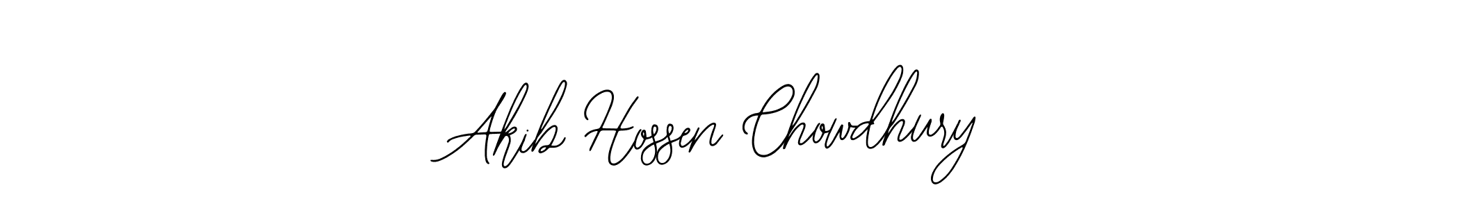 How to Draw Akib Hossen Chowdhury signature style? Bearetta-2O07w is a latest design signature styles for name Akib Hossen Chowdhury. Akib Hossen Chowdhury signature style 12 images and pictures png