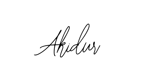 How to make Akidur signature? Bearetta-2O07w is a professional autograph style. Create handwritten signature for Akidur name. Akidur signature style 12 images and pictures png