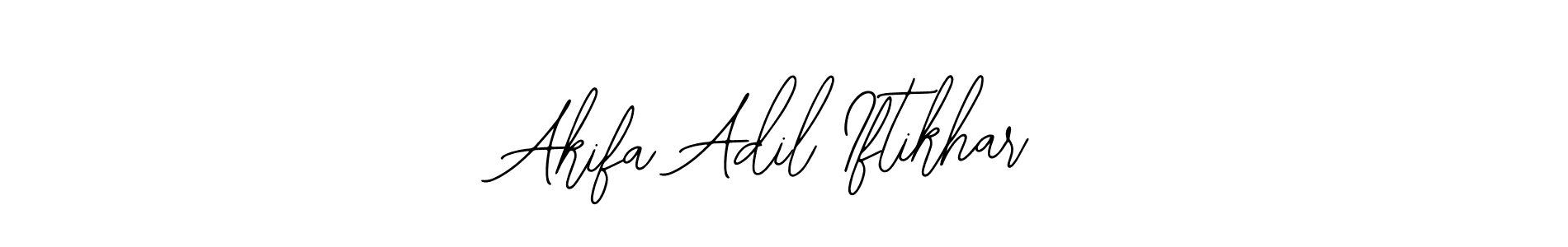 Design your own signature with our free online signature maker. With this signature software, you can create a handwritten (Bearetta-2O07w) signature for name Akifa Adil Iftikhar. Akifa Adil Iftikhar signature style 12 images and pictures png