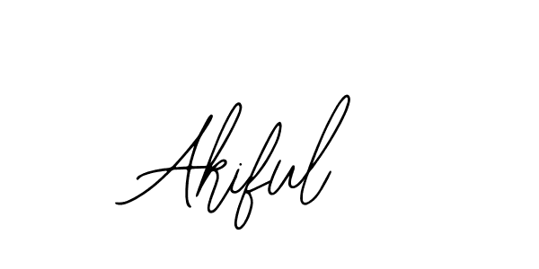 The best way (Bearetta-2O07w) to make a short signature is to pick only two or three words in your name. The name Akiful include a total of six letters. For converting this name. Akiful signature style 12 images and pictures png
