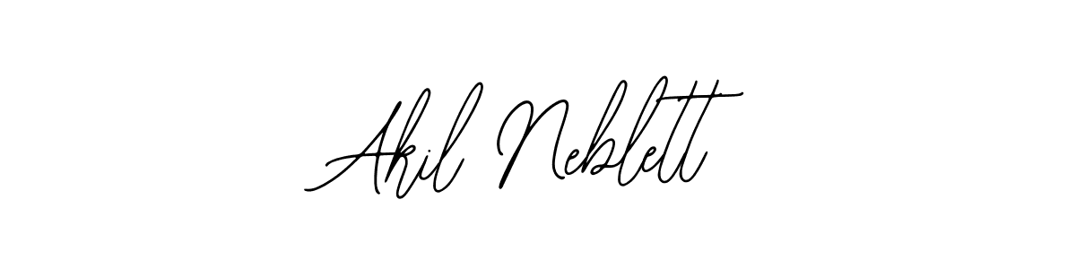 It looks lik you need a new signature style for name Akil Neblett. Design unique handwritten (Bearetta-2O07w) signature with our free signature maker in just a few clicks. Akil Neblett signature style 12 images and pictures png