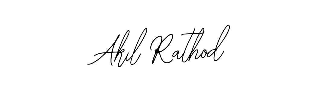 How to make Akil Rathod name signature. Use Bearetta-2O07w style for creating short signs online. This is the latest handwritten sign. Akil Rathod signature style 12 images and pictures png