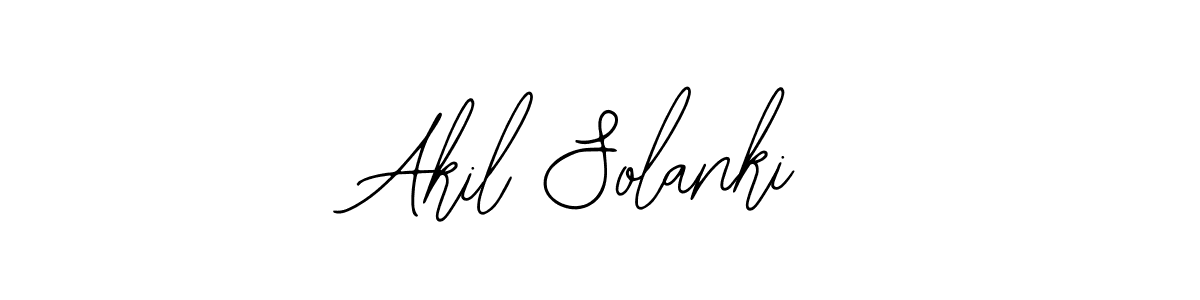 How to make Akil Solanki signature? Bearetta-2O07w is a professional autograph style. Create handwritten signature for Akil Solanki name. Akil Solanki signature style 12 images and pictures png