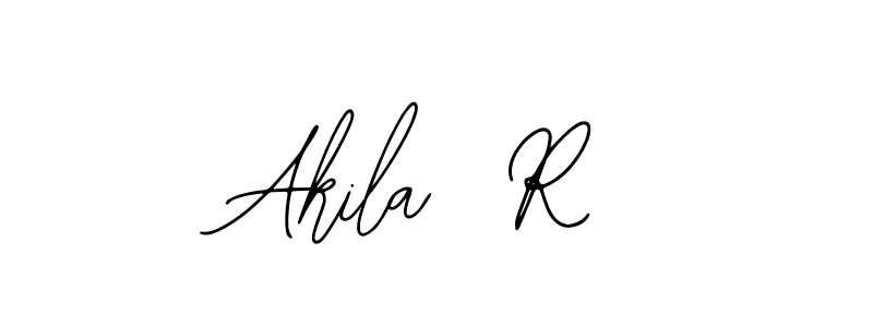 You can use this online signature creator to create a handwritten signature for the name Akila  R. This is the best online autograph maker. Akila  R signature style 12 images and pictures png