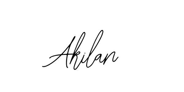 Design your own signature with our free online signature maker. With this signature software, you can create a handwritten (Bearetta-2O07w) signature for name Akilan. Akilan signature style 12 images and pictures png
